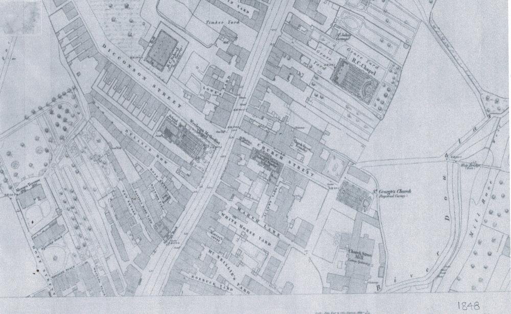 STANDISHGATE 1848 MAP