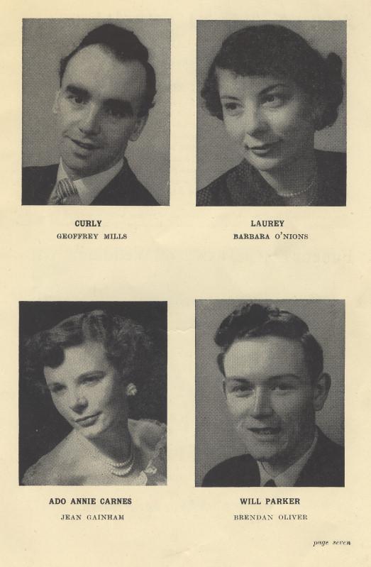 OKLAHOMA Programme  1955