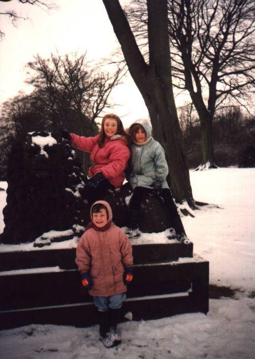 Lion at Haigh Hall, 1995. Lion at Haigh Hall, 1995.