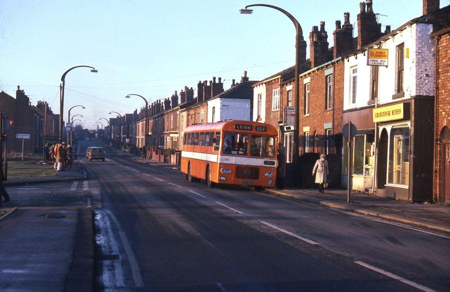 Walthew Lane, Platt Bridge, January 1979.