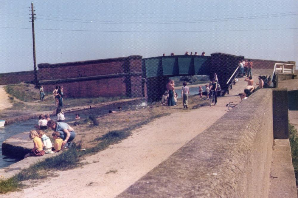 Swimming at Dover Lock