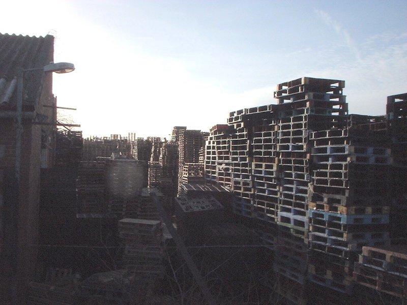 Pallet Yard, 6th June, 2002.