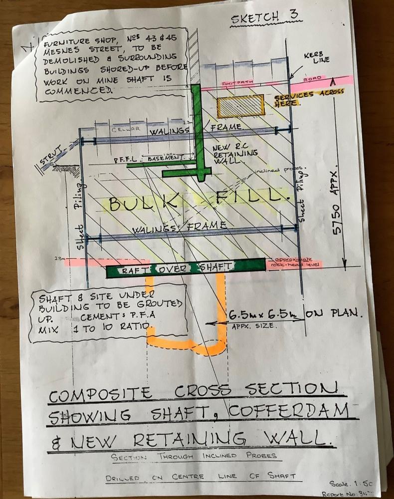 SMITHS BOOK SHOP RENOVATION PIT SHAT PLAN