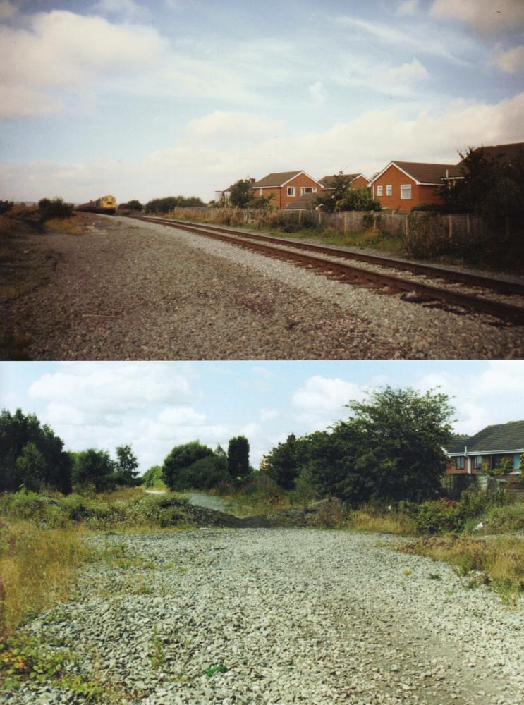 Coal Train At  Bickershaw Junction ,Then & Now