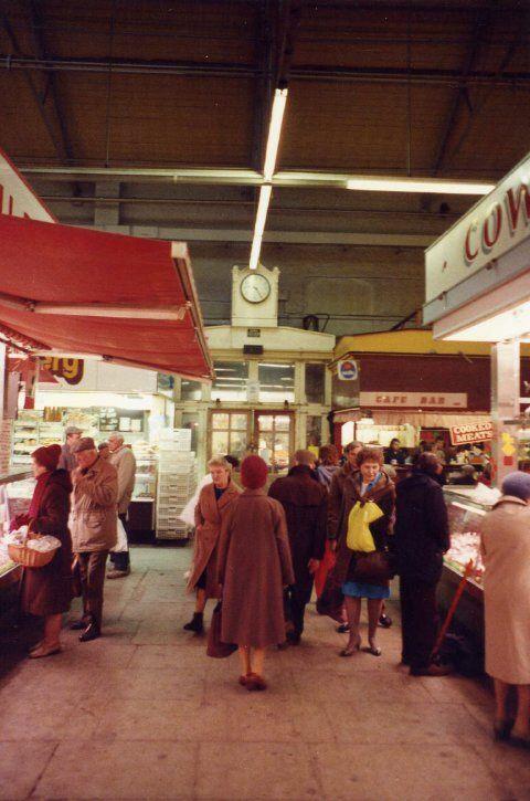 Wigan Market Hall prior to demolition.