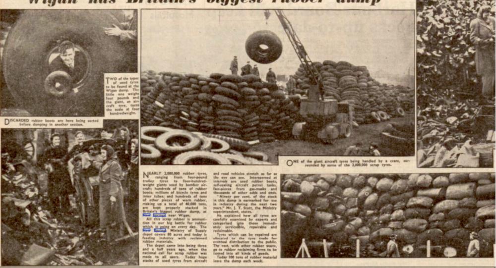 Britain's Largest Rubber Dump Britain's Largest Rubber Dump