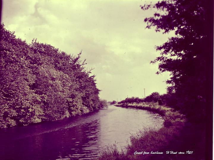 Canal from boathouse Canal from boathouse