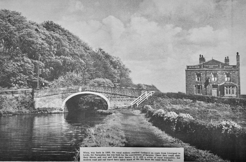 Gathurst Bridge and the Navigation, Shevington 1967 Gathurst Bridge and the Navigation, Shevington 1967