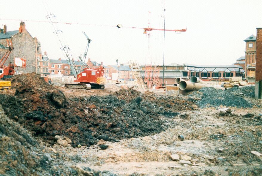 Construction of the Galleries in Wigan.