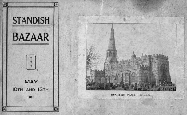 Cover of Programme for the Standish Bazaar, 1911
