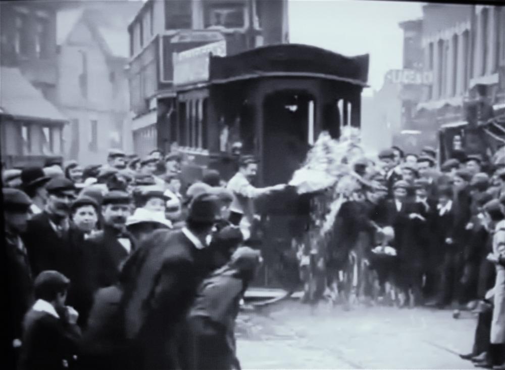 “Living Wigan” a film made in August 20th 1902 in the Market Square “Living Wigan” a film made in August 20th 1902 in the Market Square