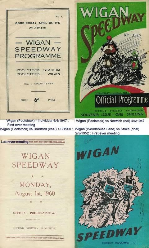 Wigan Speedway April 4th 1947 Wigan Speedway April 4th 1947