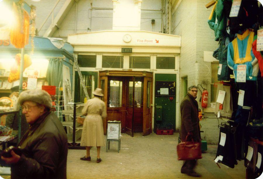 Wigan Market Hall in the 1980s.