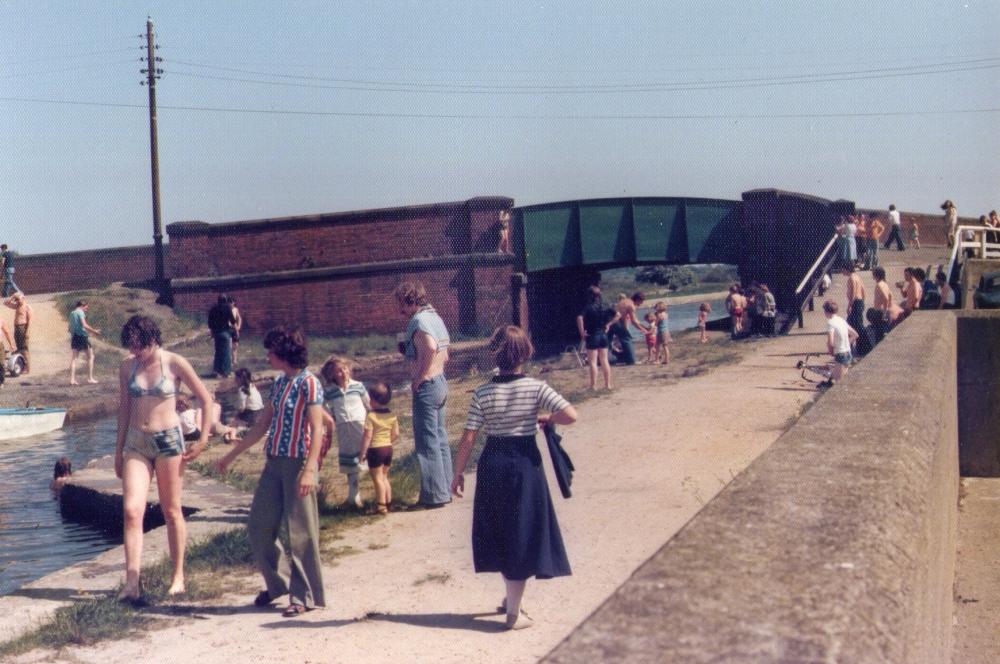 Swimming at Dover Lock