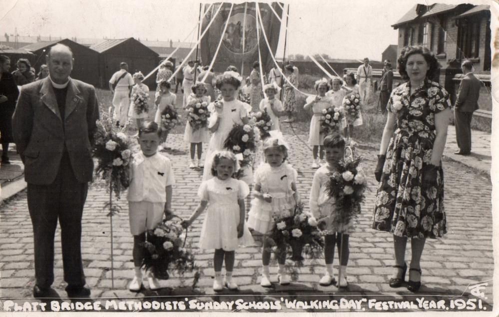 Platt Bridge Methodist Church Walking Day, 1951 Platt Bridge Methodist Church Walking Day, 1951
