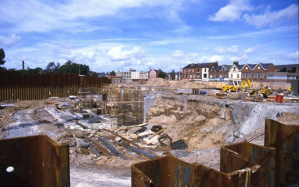 Construction of the Galleries in Wigan.