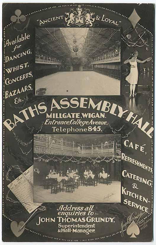 Baths Assembly Hall, Millgate. Baths Assembly Hall, Millgate.