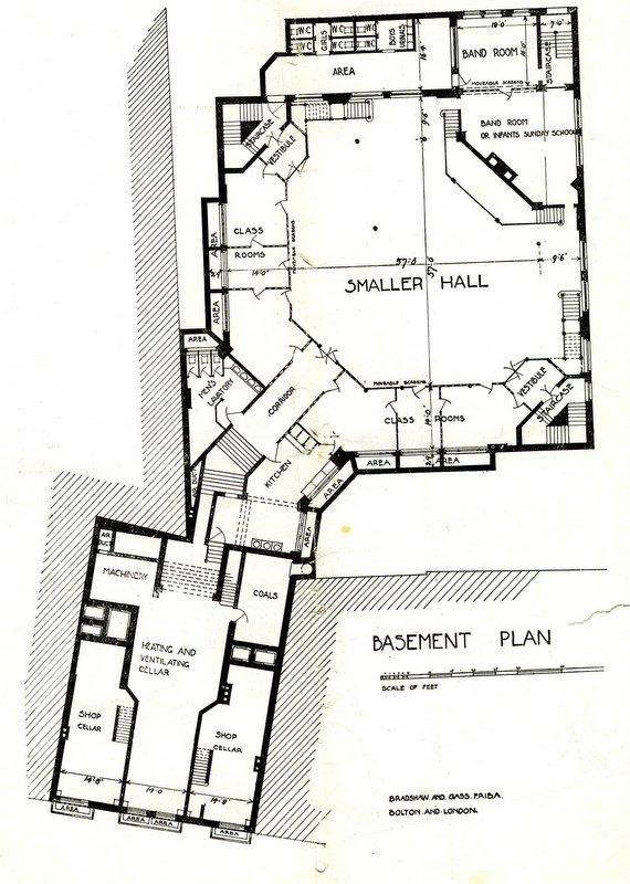 Queens hall plans Lower Hall