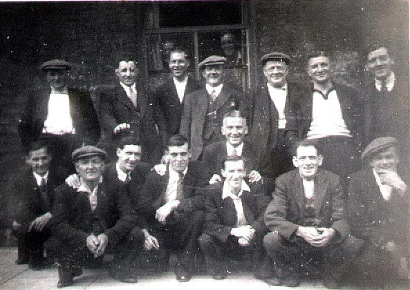 Some of the Crispin regulars circa 1952.