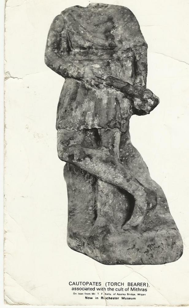 Cautopates statue found at Appley Bridge Cautopates statue found at Appley Bridge