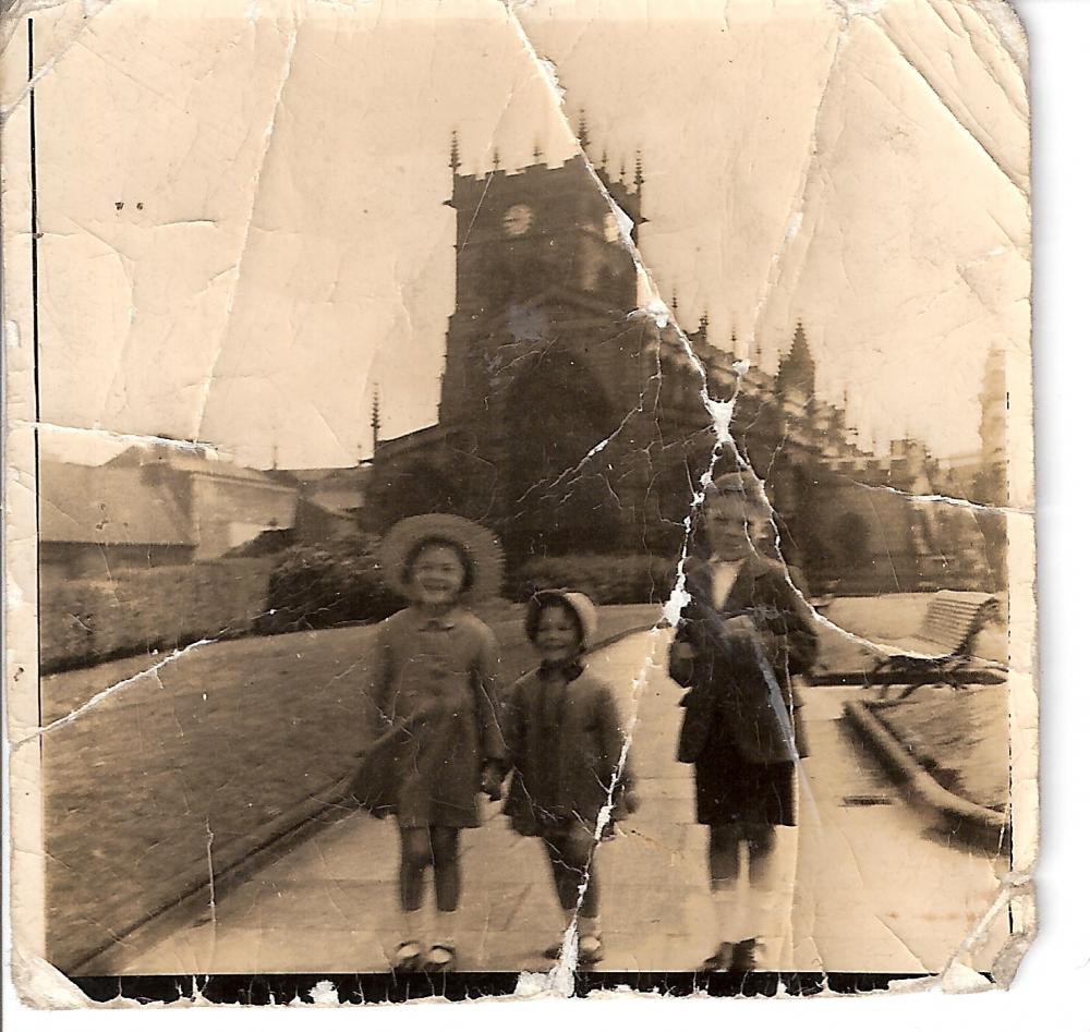 Parish Church,Wigan,c1943 Parish Church,Wigan,c1943
