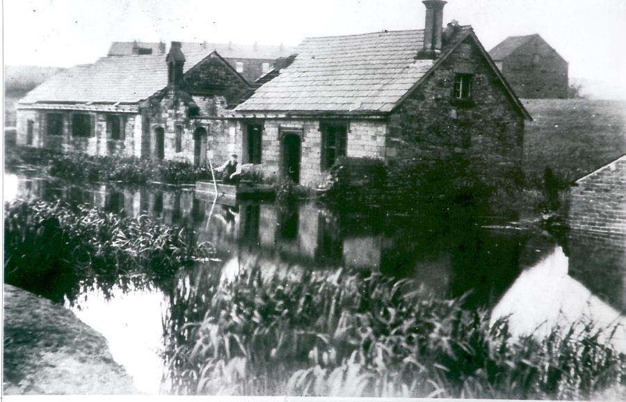 Crooke's first church and school, now sunk. Crooke's first church and school, now sunk.