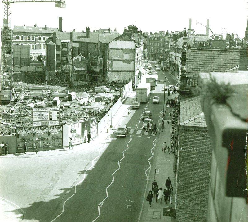 Commercial yard demolition and Market street 