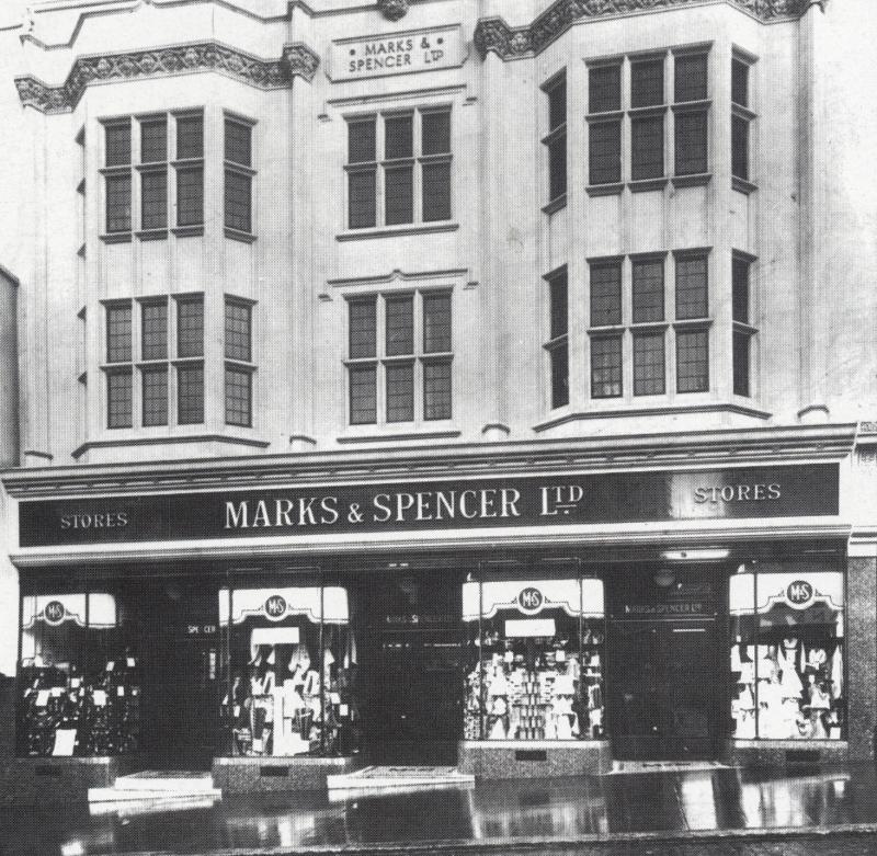 MARKS & SPENCERS STORE 1950's MARKS & SPENCERS STORE 1950's