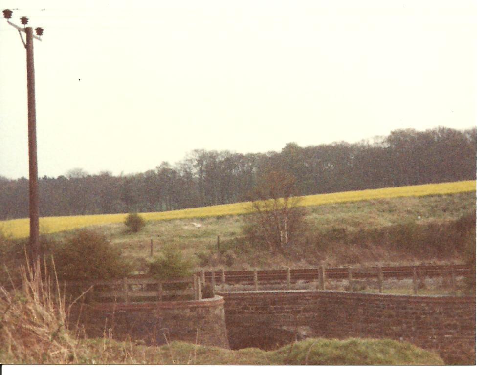 railway and long wall view