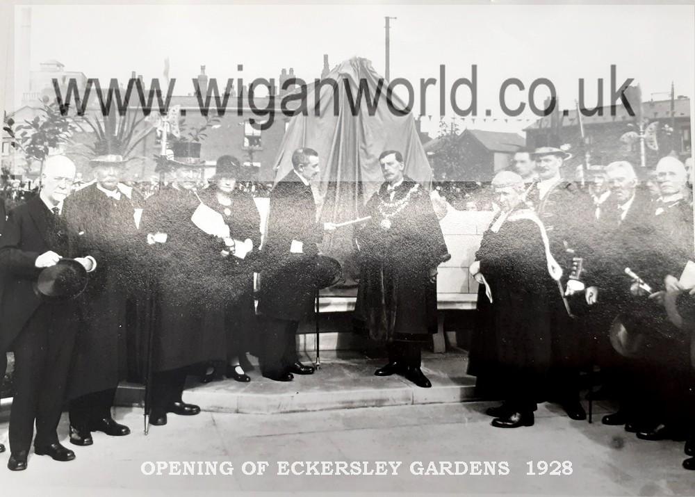 OPENING OF ECKERSLEY GARDENS 1928 OPENING OF ECKERSLEY GARDENS 1928