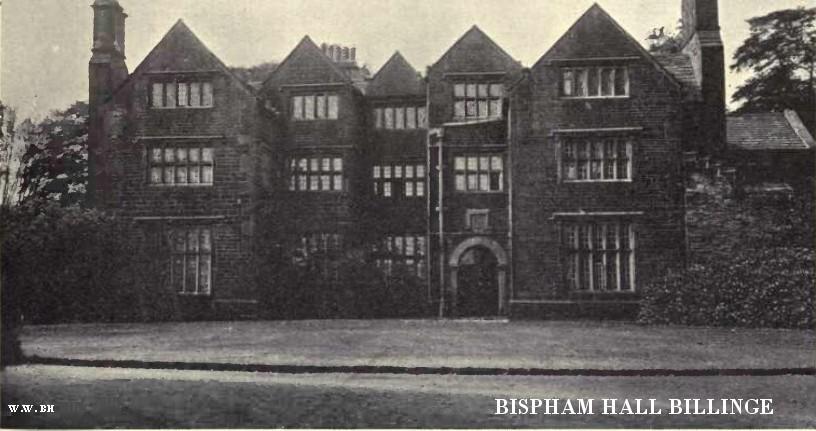 BISPHAM HALL BILLINGE 