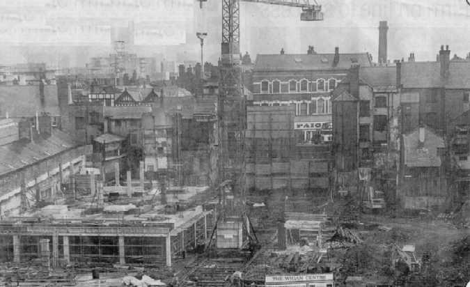 Wigan Centre Arcade/Marketgate Construction Site 1969/70