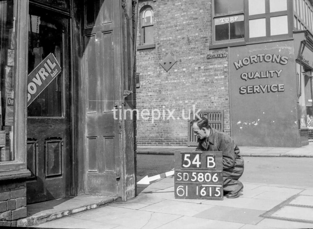 Mortons Grocers Wigan Lane. Circa 1950's. 