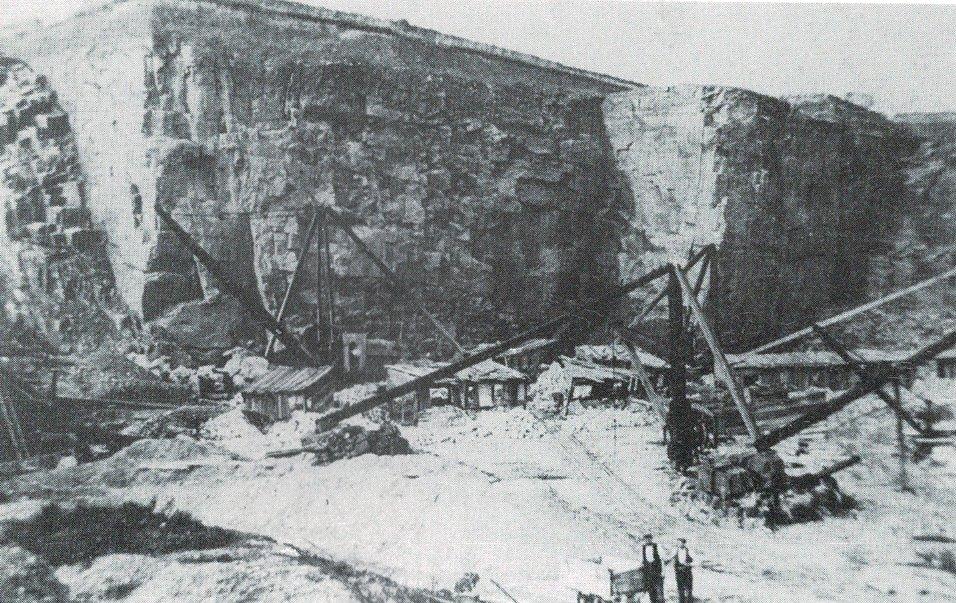 Parbold Quarry early 1900's Parbold Quarry early 1900's