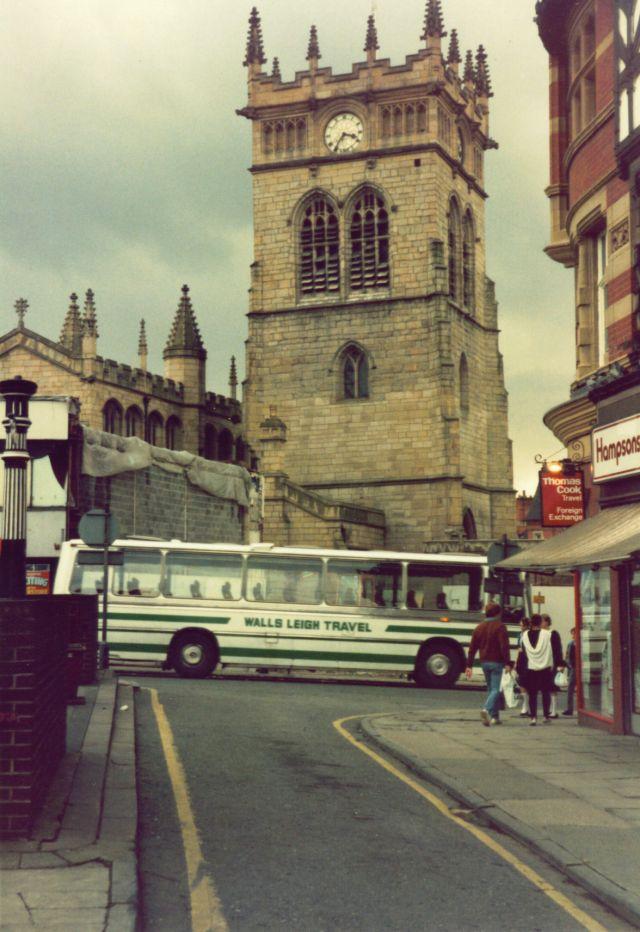 Wigan Parish Church, 1980s. Wigan Parish Church, 1980s.
