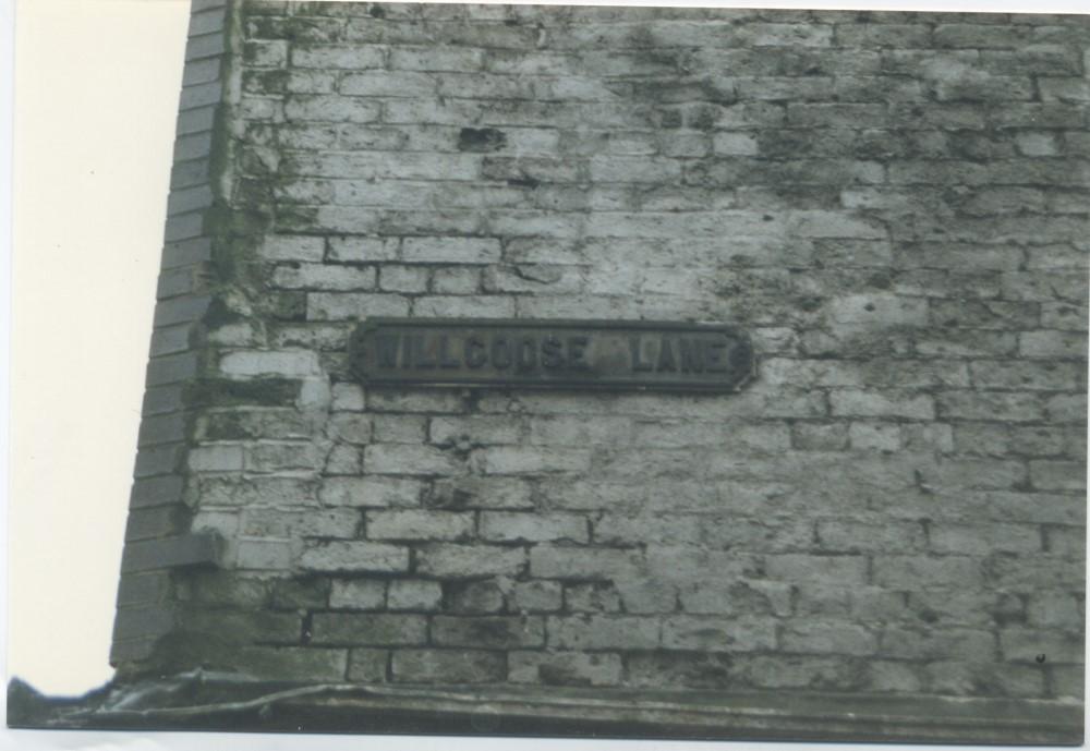 Willgoose Lane Sign