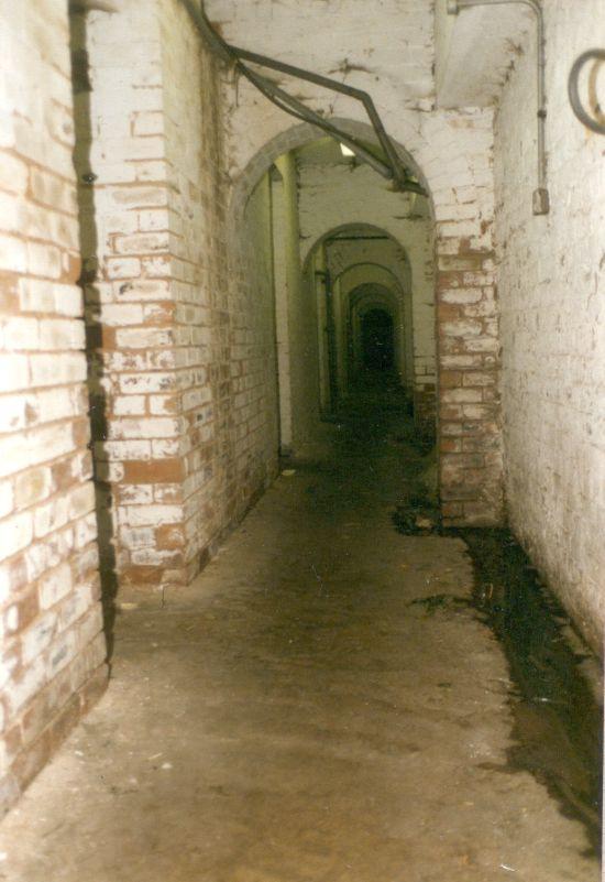 In the cellars of Wigan Market Hall.