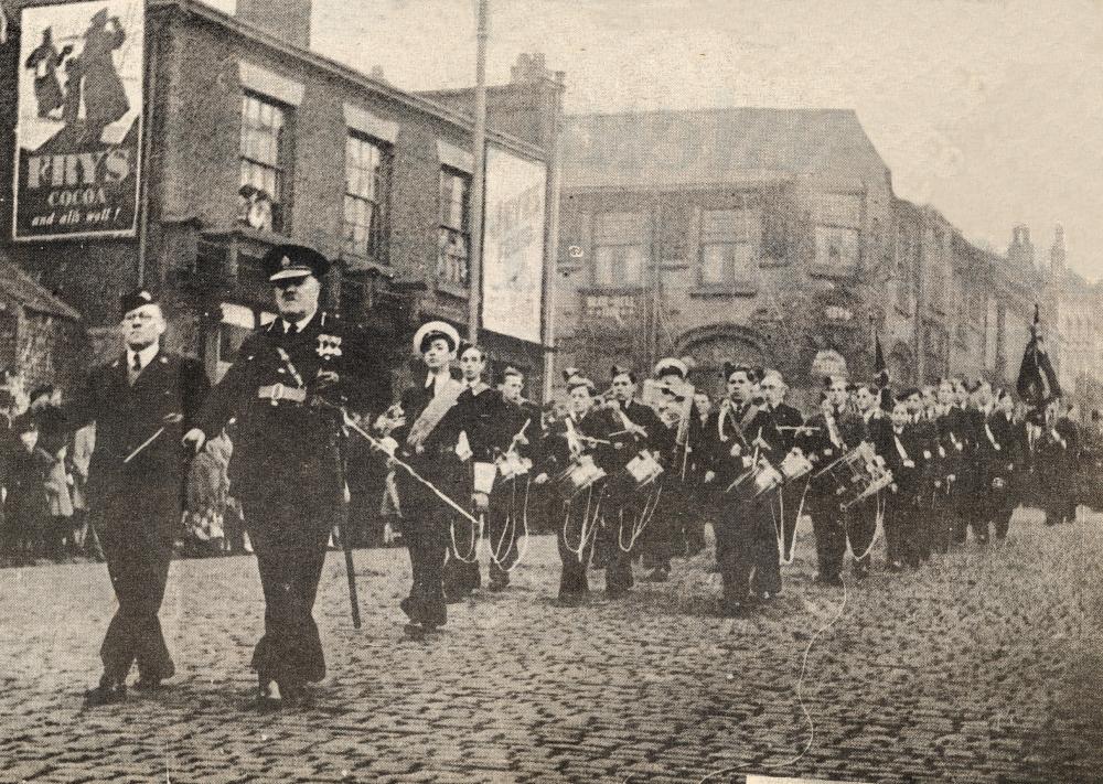 Wigan Civil Defence Parade. War Time