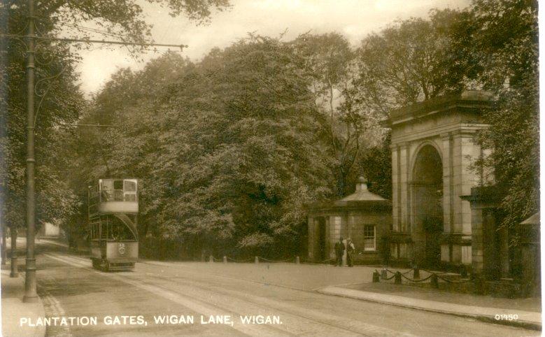 Plantations Gates, Wigan Lane, Wigan. Plantations Gates, Wigan Lane, Wigan.
