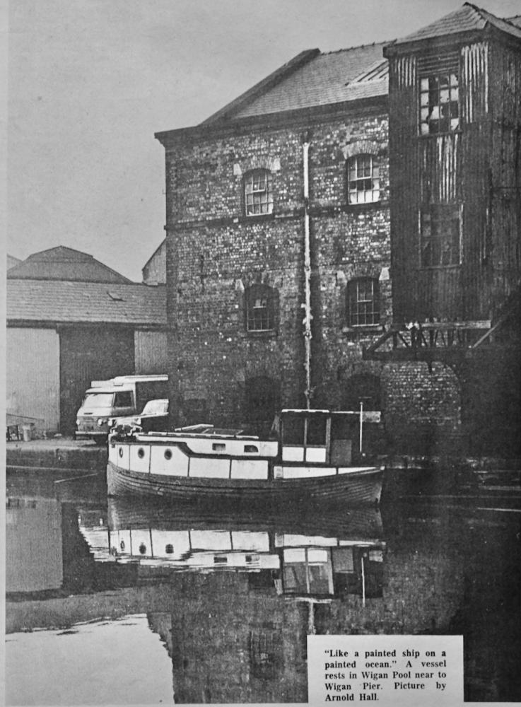 Pleasure boat at Wigan Pier 1967