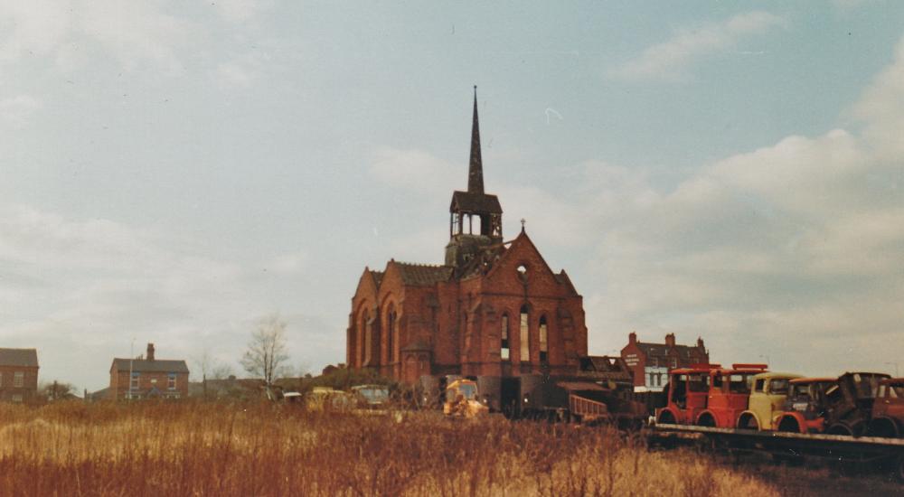 Godfrey Jones's pictures of the demolition of the old St Mary's church in 1978 Godfrey Jones's pictures of the demolition of the old St Mary's church in 1978