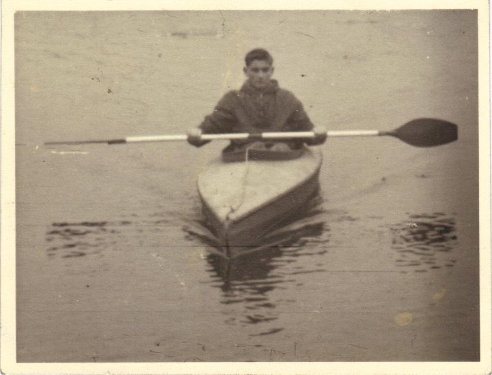 Canoeing on "Aunty Pollies" Abram