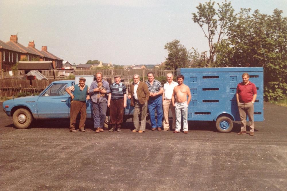 Garswood Labour Club.  Pigeon men.