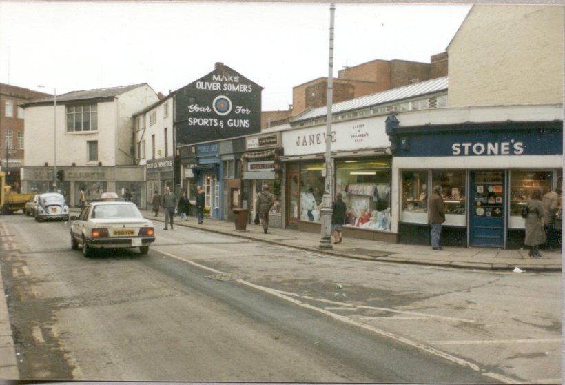 Mesnes Street, c1980. Mesnes Street, c1980.