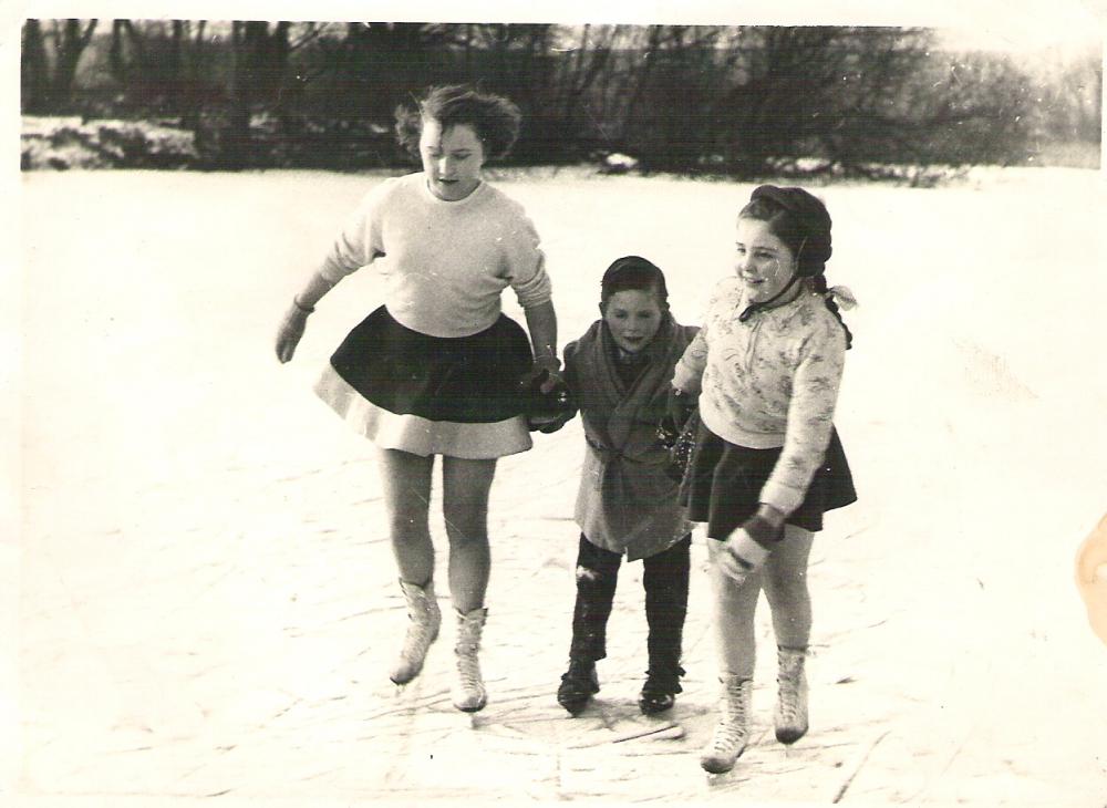 Skating on the fishponds Skating on the fishponds
