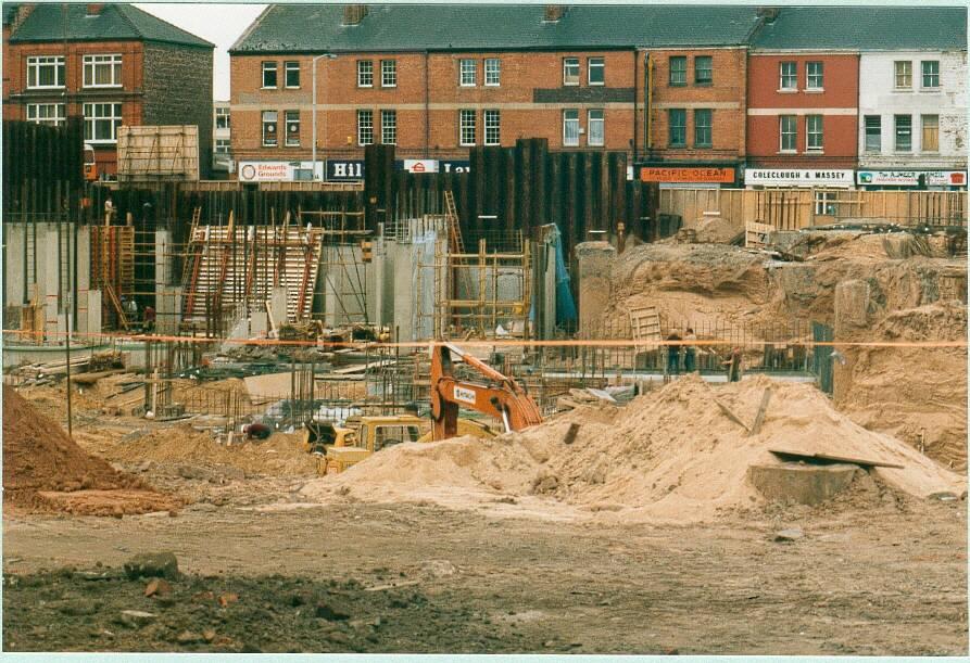 Construction of the Galleries in Wigan. Construction of the Galleries in Wigan.
