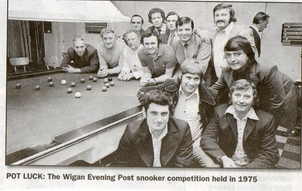 POST AND CHRONICLE SNOOKER FINAL 1975 POST AND CHRONICLE SNOOKER FINAL 1975