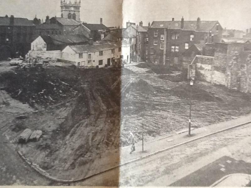 Millgate Weind after demolition Millgate Weind after demolition