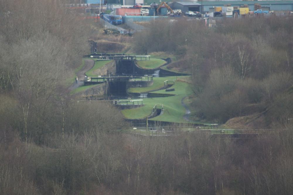 Wigan Flight - from St Catherine's spire Wigan Flight - from St Catherine's spire