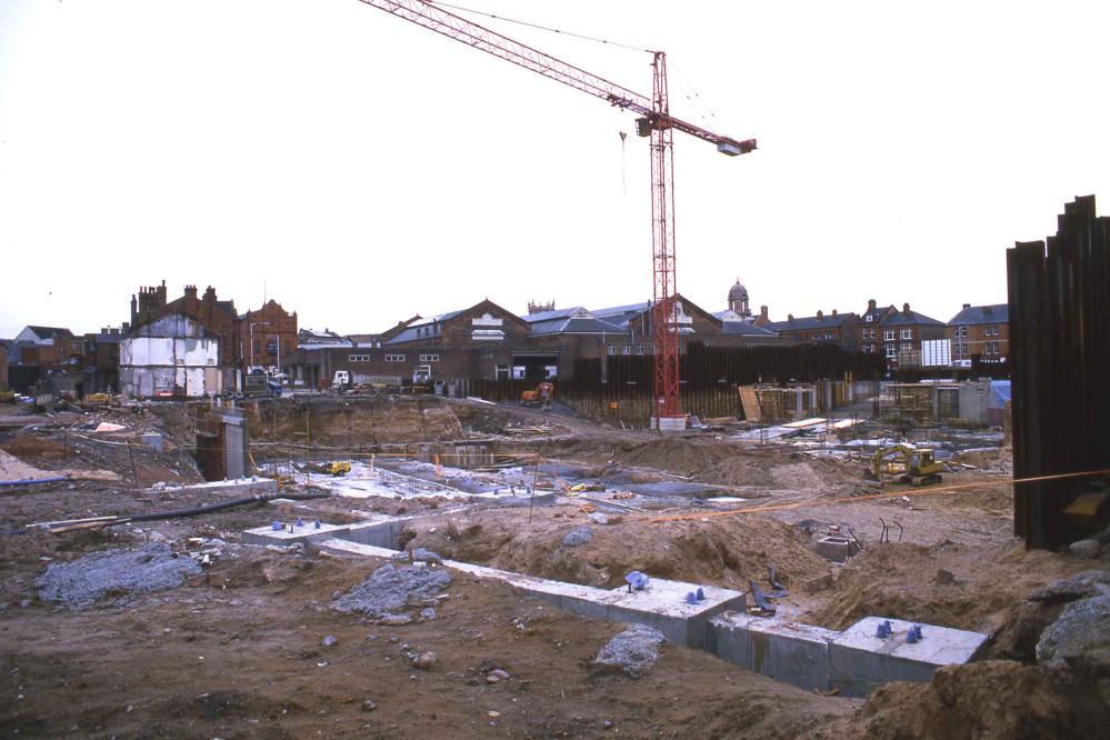 Construction of the Galleries in Wigan. Construction of the Galleries in Wigan.